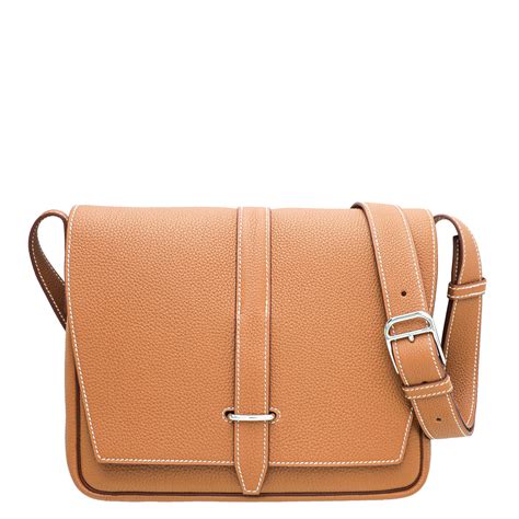 Hermes Gold Steve Light Junior Messenger Bag – THE CLOSET.